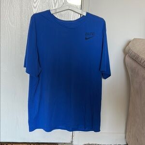 Nike Blue Short Sleeve Tees Casual Comfort